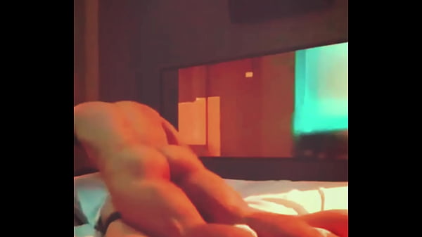 My straight neighbor with a big ass fucks me bareback for the first time at his house after watching a movie