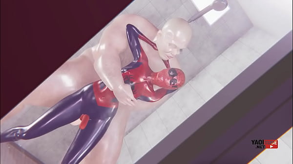 Spiderman is fucked by a big man Yaoi - Asian Japanese Manga Anime Hentai Gay Porn