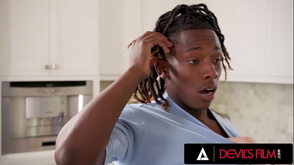 DEVILS FILM - Naughty Stepmom Wants Her Stepson'_s Black Cock Deep In Her Mouth And Wet Pussy