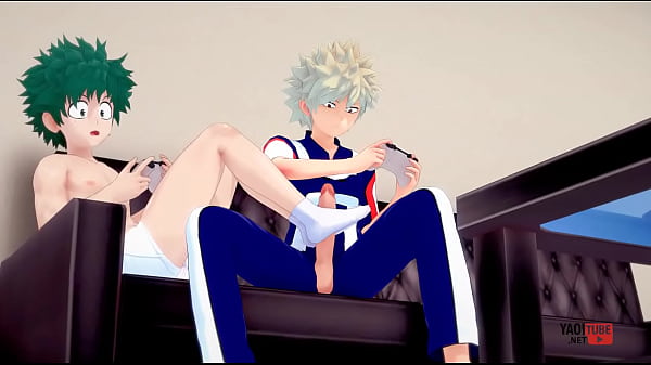 My Hero Academia Yaoi: Bakugo and Deku'_s Gaming Pleasure - Asian Japanese Manga Anime Hentai Gay Porn