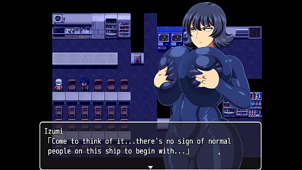 Shipwrecked Spaceship Todoroki [Monthly Patreon choice Hentai game] Ep.2 he is wanking after seeing her hot chubby body