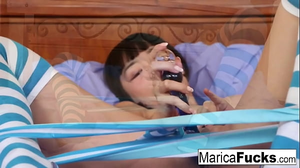 Japanese Superstar super fucks herself with a glass toy