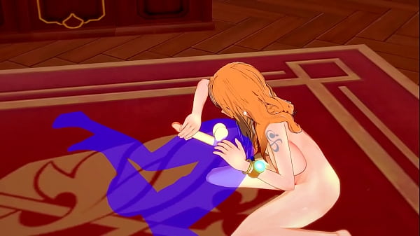 One Piece Hentai - Nami Rimjob and cowgirl - Japanese Asian Manga Anime Film Game Porn