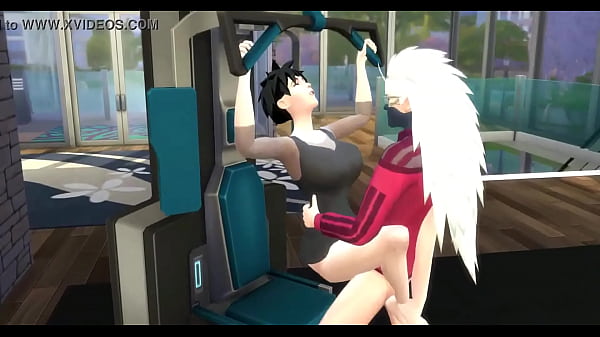 Naruto Hentai Episode 60 Madara went to train and Videl tells her that she can help her by doing some exercises. He takes off her clothes and fucks her on the machine