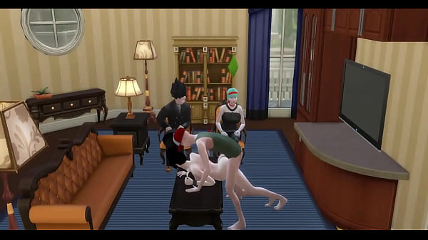 Dragon Ball Porn Epi 38 Bulma sees Master Roshi fucking a thousand and joins Vegeta