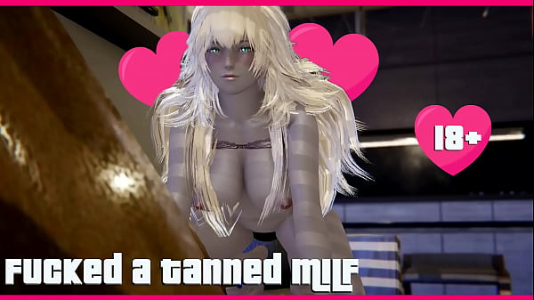 Fucked a tanned MILF l 3d hentai